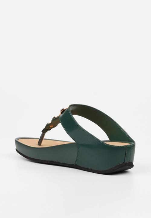 Butterfly Feet - Delia 13 t-bar - green