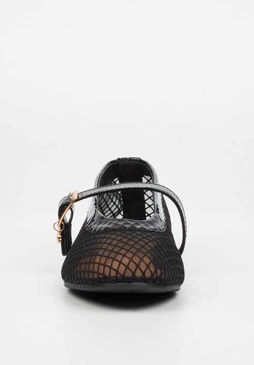 Miss Black - Ayanda 1 mesh pump - black