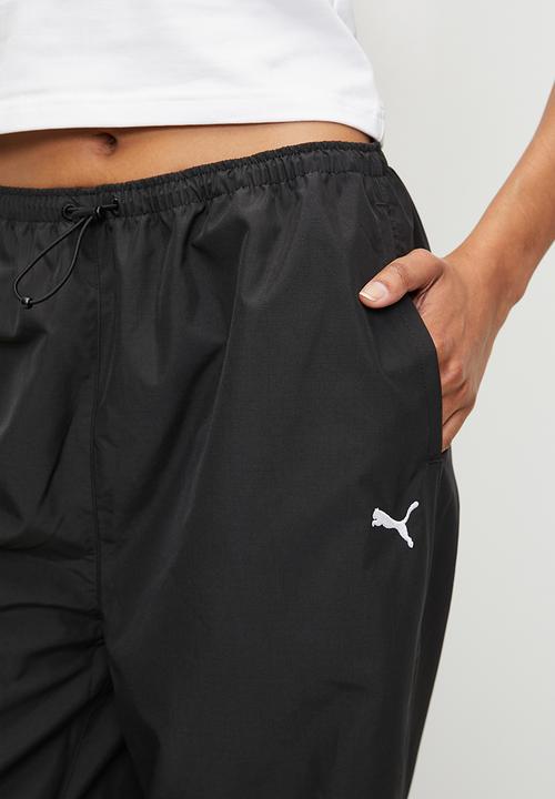 PUMA - Wardrobe Ess Parachute Woven Pants Op - Black