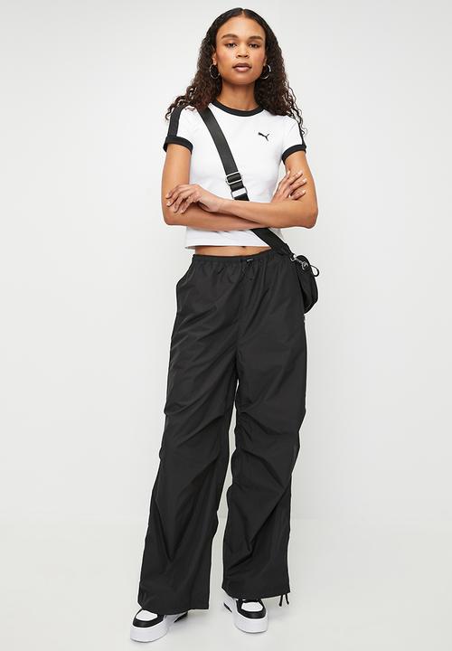 PUMA - Wardrobe Ess Parachute Woven Pants Op - Black