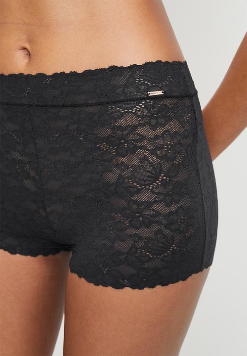 DORINA - Unifit lace shorts - black