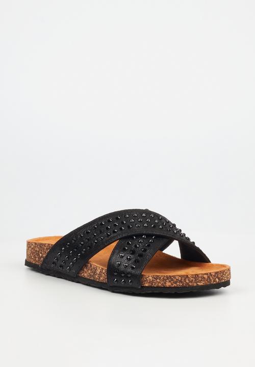 Butterfly Feet - Inge 1 slide - black