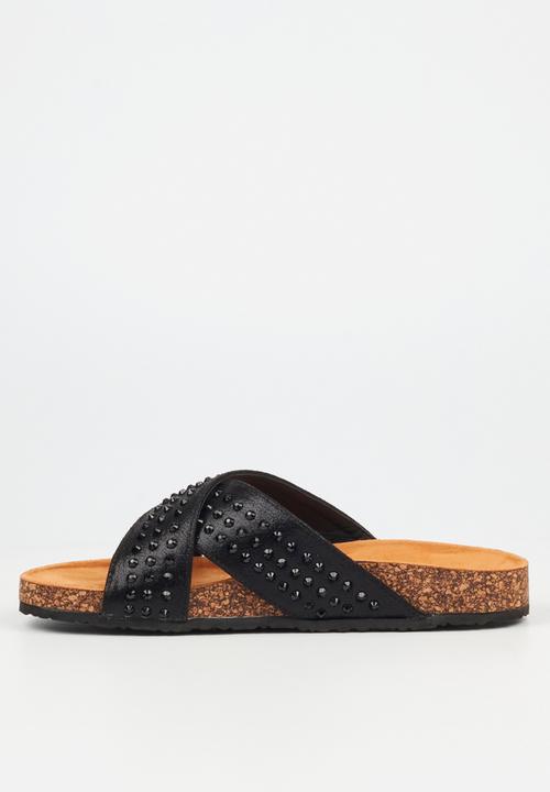 Butterfly Feet - Inge 1 slide - black
