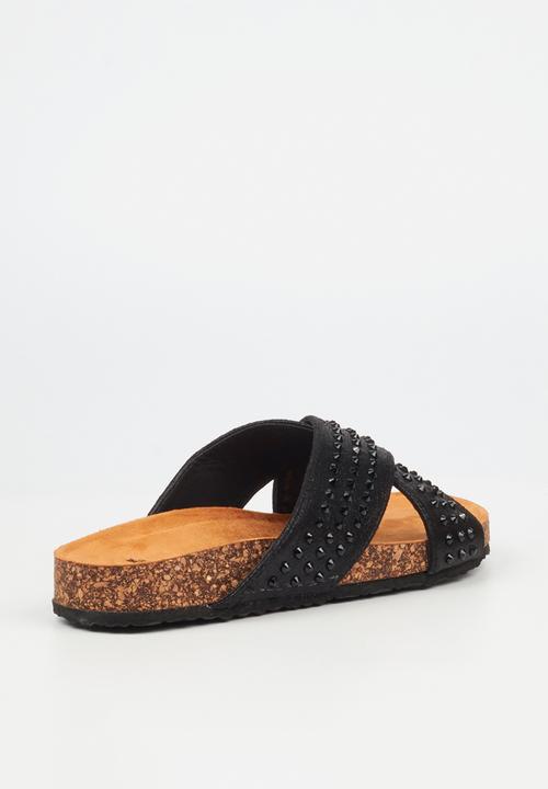 Butterfly Feet - Inge 1 slide - black