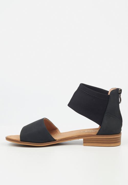 Miss Black - Micah 6 elastic sandal - black