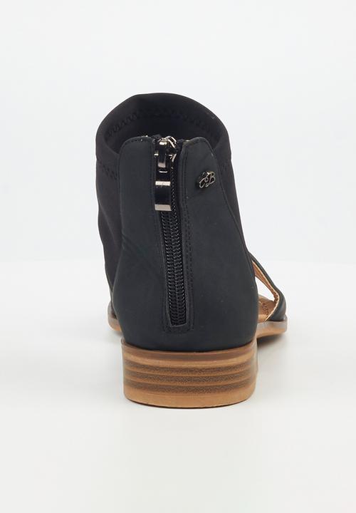 Miss Black - Micah 6 elastic sandal - black