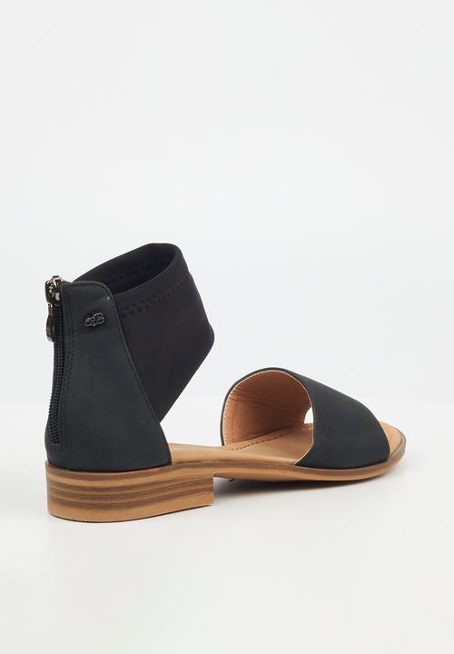 Miss Black - Micah 6 elastic sandal - black