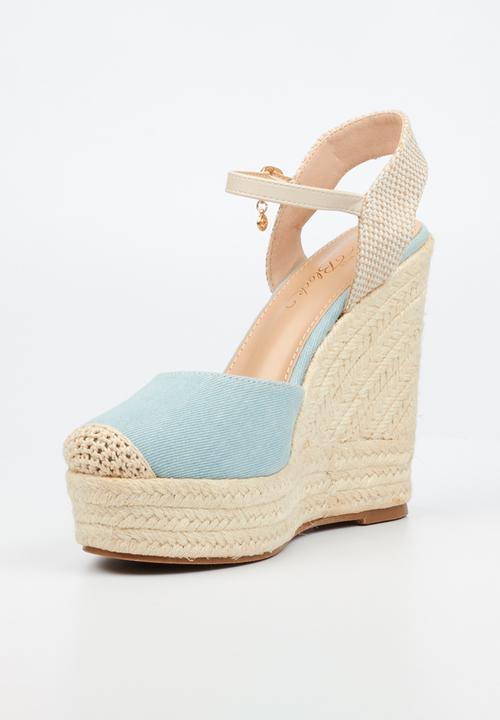 Miss Black - Moniker 9 heel - blue denim