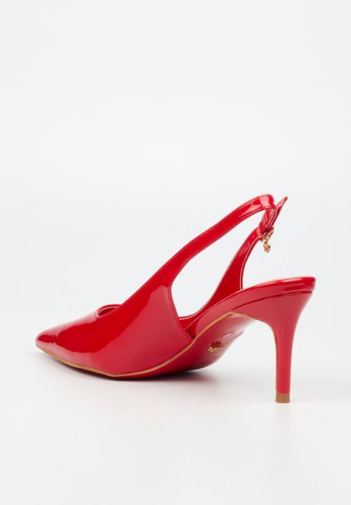 Miss Black - Nola 3 slingback low heel - red