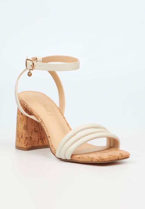 Miss Black - Seona 1 heel - bone combo