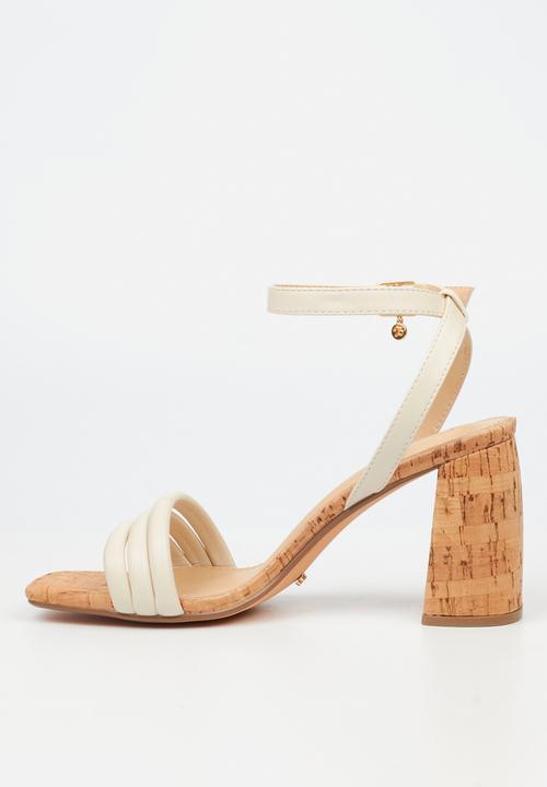 Miss Black - Seona 1 heel - bone combo