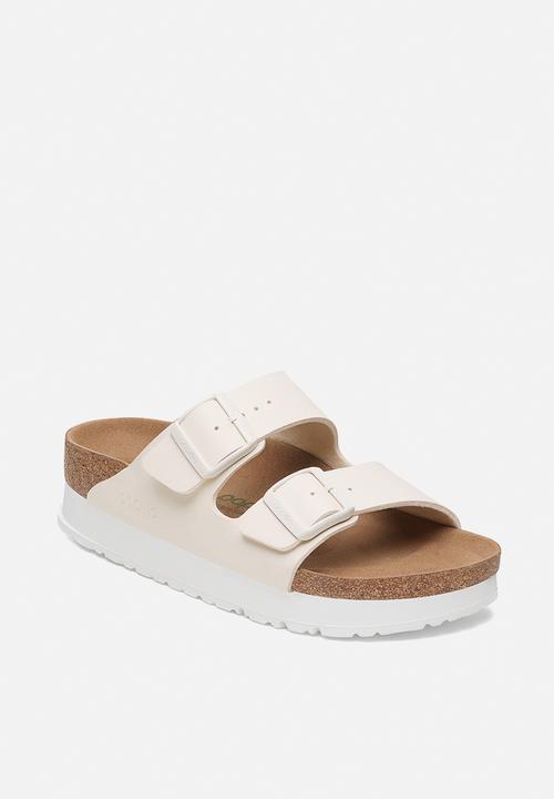 Birkenstock - Arizona PAP flex platform narrow - eggshell