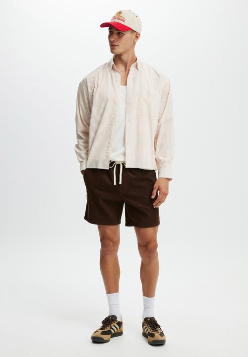 Cotton On - Easy Short - Chocolate Cord