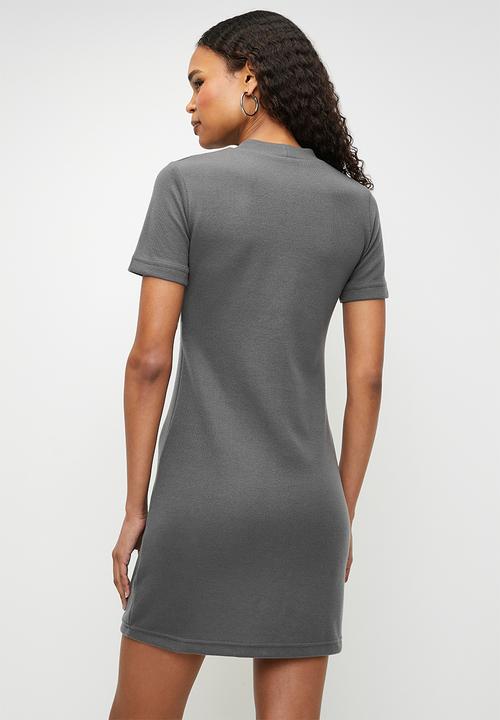 Trendyol - A-line/a bell-shaped Mini Dress - Grey