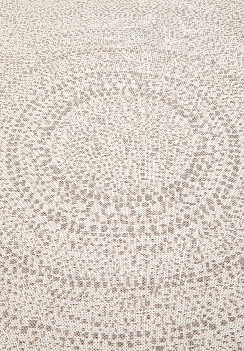 Fotakis - Dotted Round Outdoor/Indoor Rug Beige