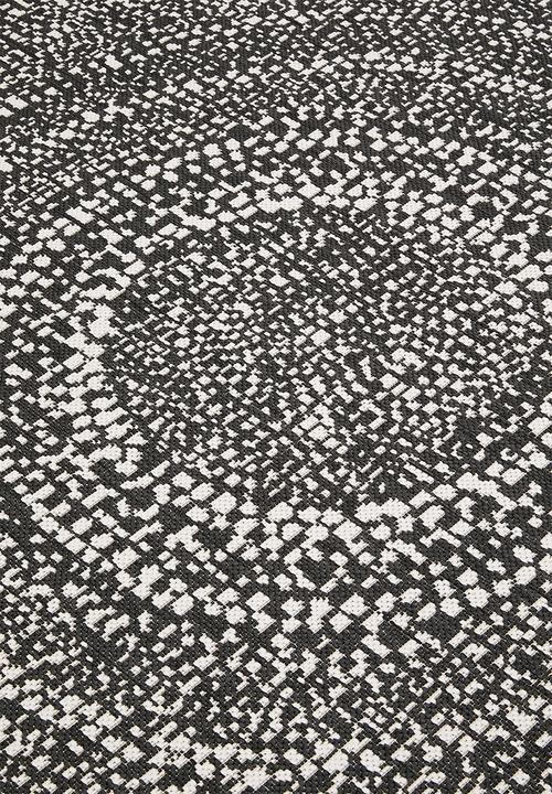 Fotakis - Dotted Round Outdoor/Indoor Rug Black