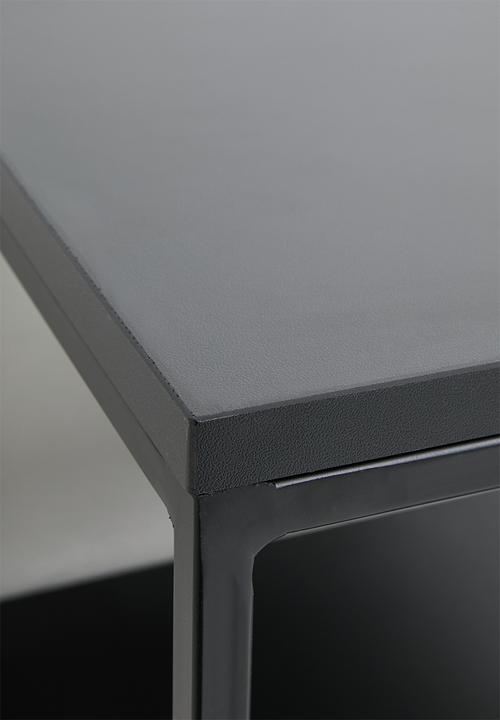 Native Decor - Slim Side Table - Black
