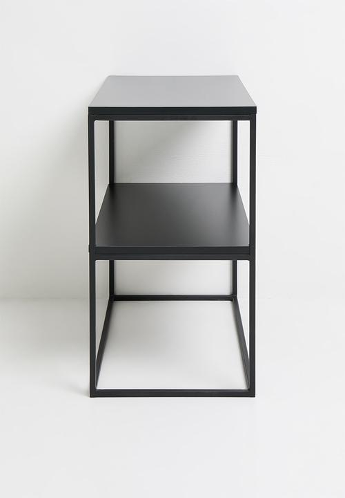 Native Decor - Slim Large Side Table - Black