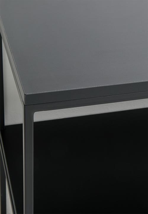Native Decor - Slim Large Side Table - Black