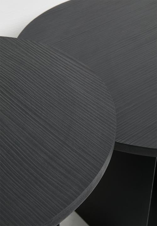 Native Decor - Quinn Nesting Table Set of 2 - Black