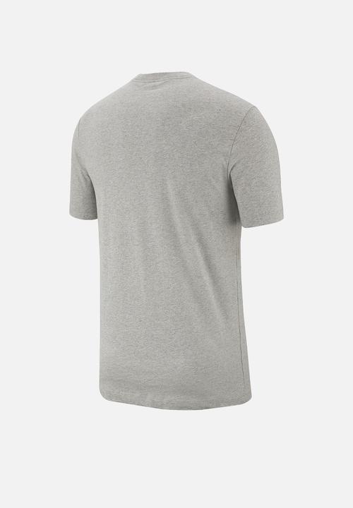 Nike - NSW Club Tee - Dk Grey Heather/Black