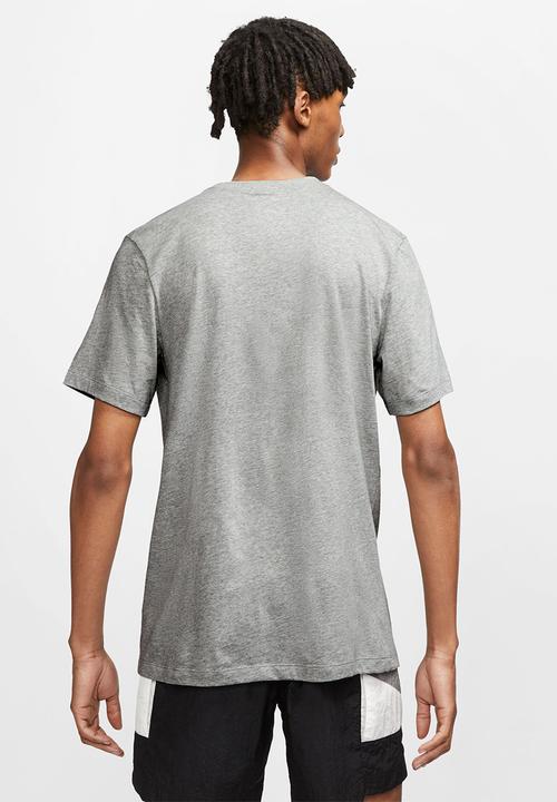 Nike - NSW Club Tee - Dk Grey Heather/Black