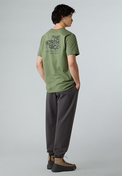 The North Face - Short sleeve mountain sketch tee - bark mist