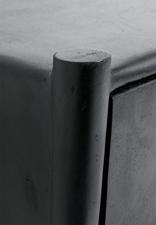 Sixth Floor - Himal Mango Wood Bedside Table - Black