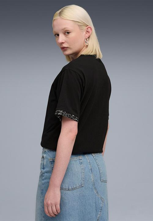 PUMA - ESS GRAPHIC Animal Relaxed Tee PUMA Blac