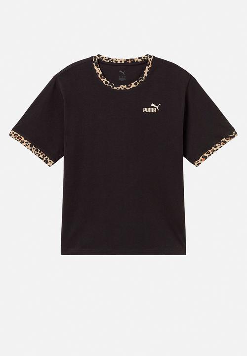 PUMA - ESS GRAPHIC Animal Relaxed Tee PUMA Blac