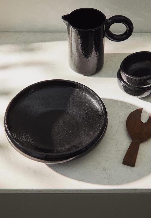 H&M - Large stoneware bowl - black