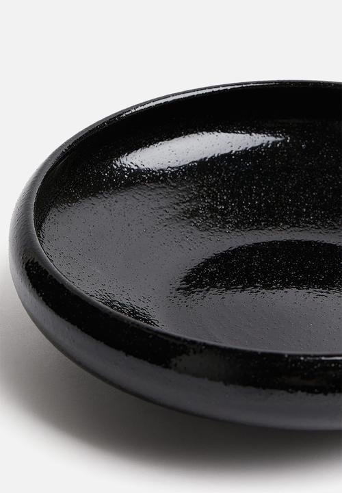H&M - Large stoneware bowl - black