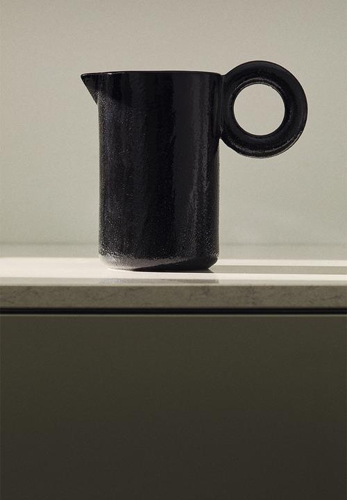 H&M - Stoneware jug - black