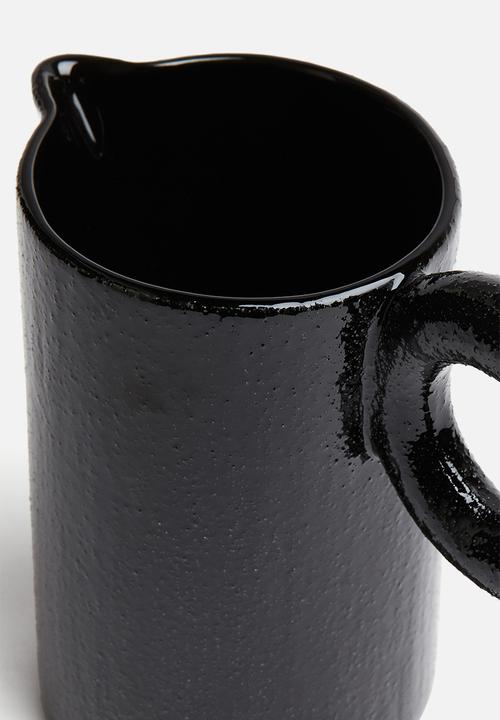 H&M - Stoneware jug - black