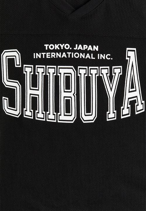H&M - Loose-fit hockey shirt - black shibuya