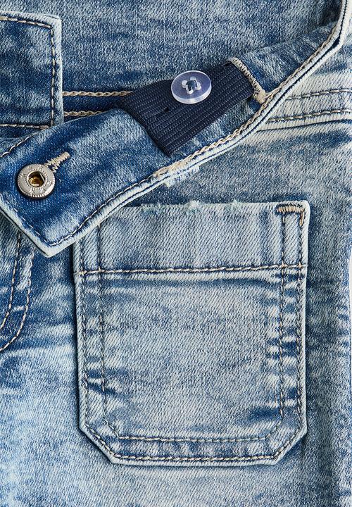 H&M - Superstretch flared leg jeans - light denim blue