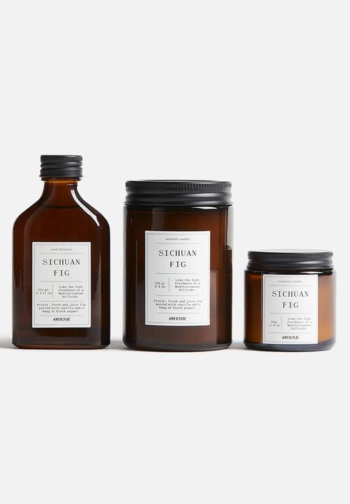 H&M - Small scented candle in glass holder - sichuan fig