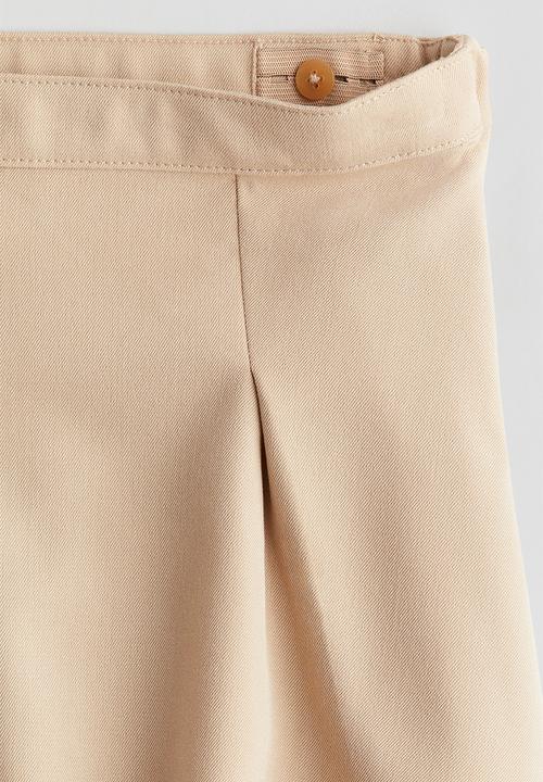 H&M - Pleated skirt - beige
