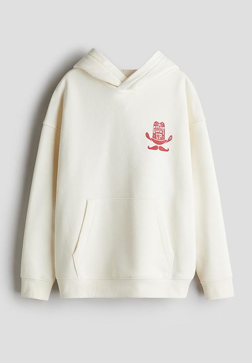 H&M - Hoodie - cream giddy up