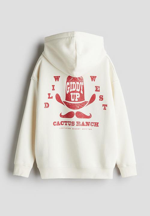 H&M - Hoodie - cream giddy up