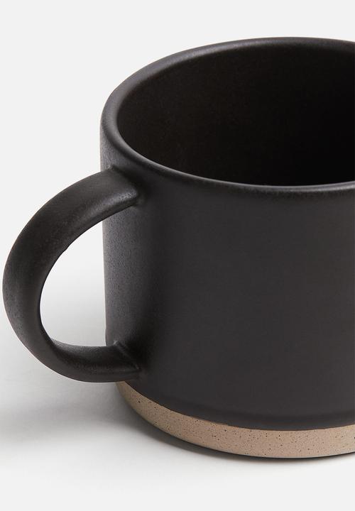 H&M - Reactive-glaze stoneware mug - black