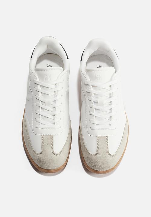 H&M - Trainers - white & beige