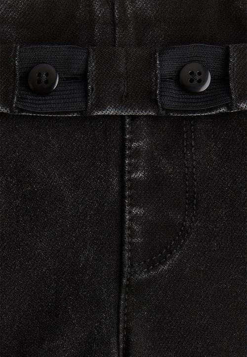 H&M - Wide denim-look trousers - dark grey