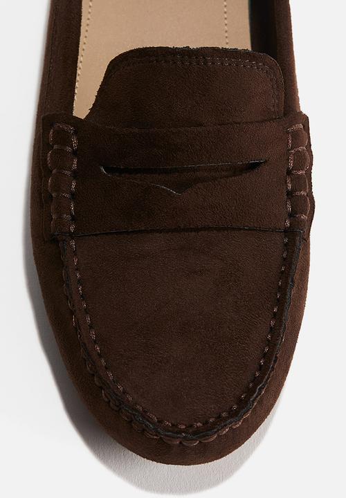 H&M - Napped loafers - dark brown