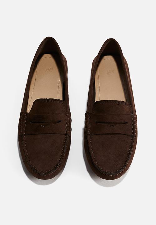 H&M - Napped loafers - dark brown