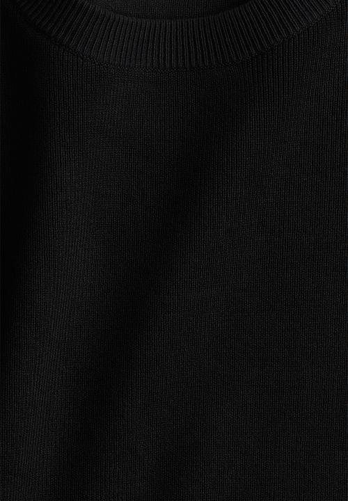 H&M - Fine-knit T-shirt - black