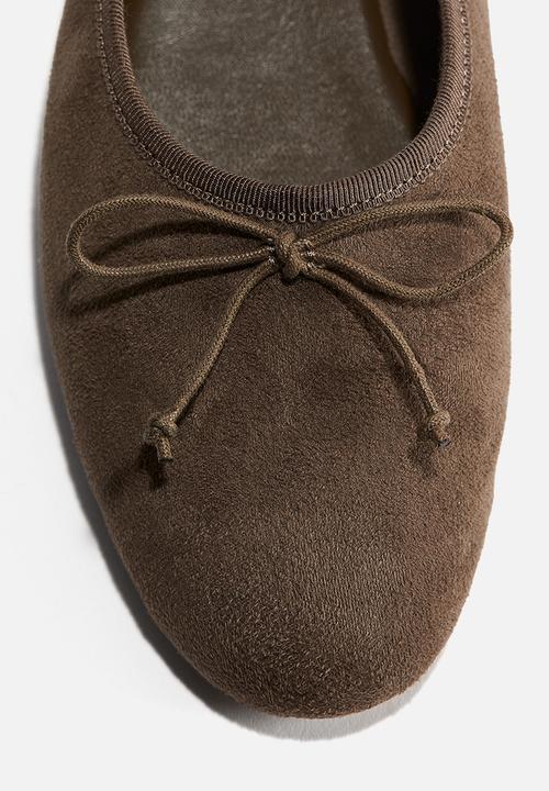 H&M - Ballet pumps - dark beige