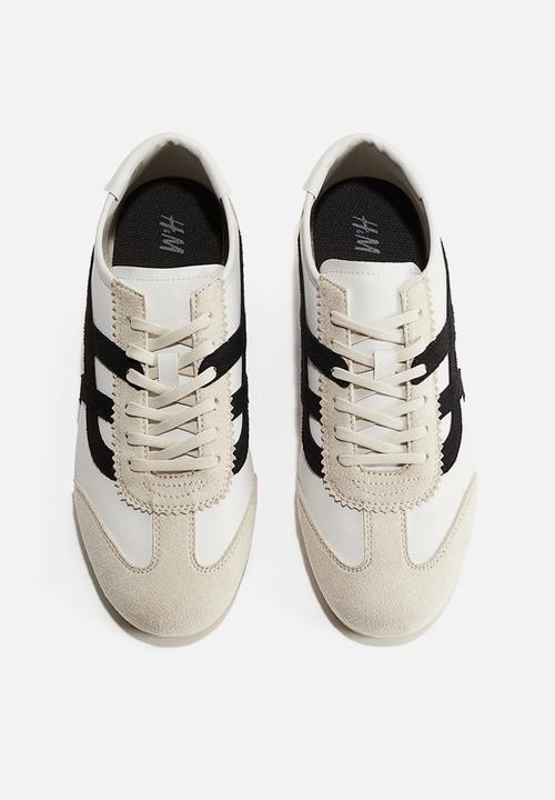 H&M - Trainers - white & light beige