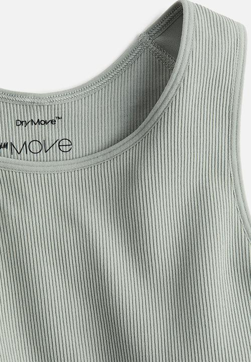 H&M - Medium support sports bra with drymove™ - turquoise