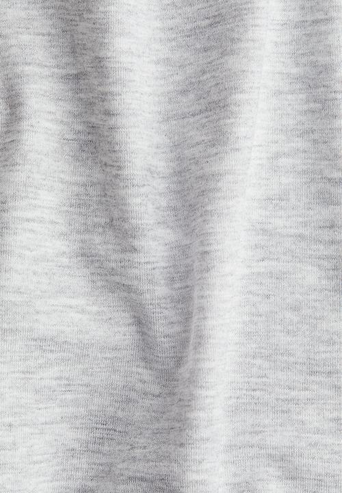 H&M - Wide jersey trousers - light grey marl 
